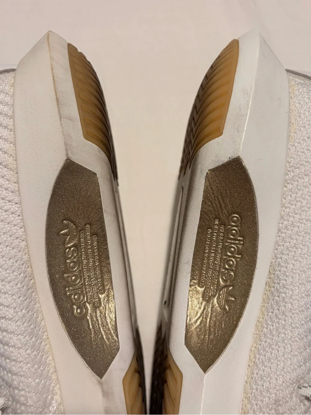 Adidas Tubular Rise Primeknit Cream White Sneakers (AH2076) Mens Size 8